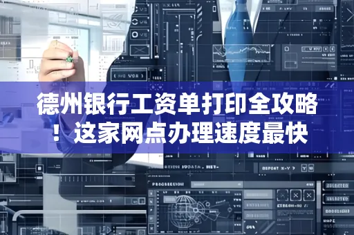 德州银行工资单打印全攻略!这家网点办理速度最快